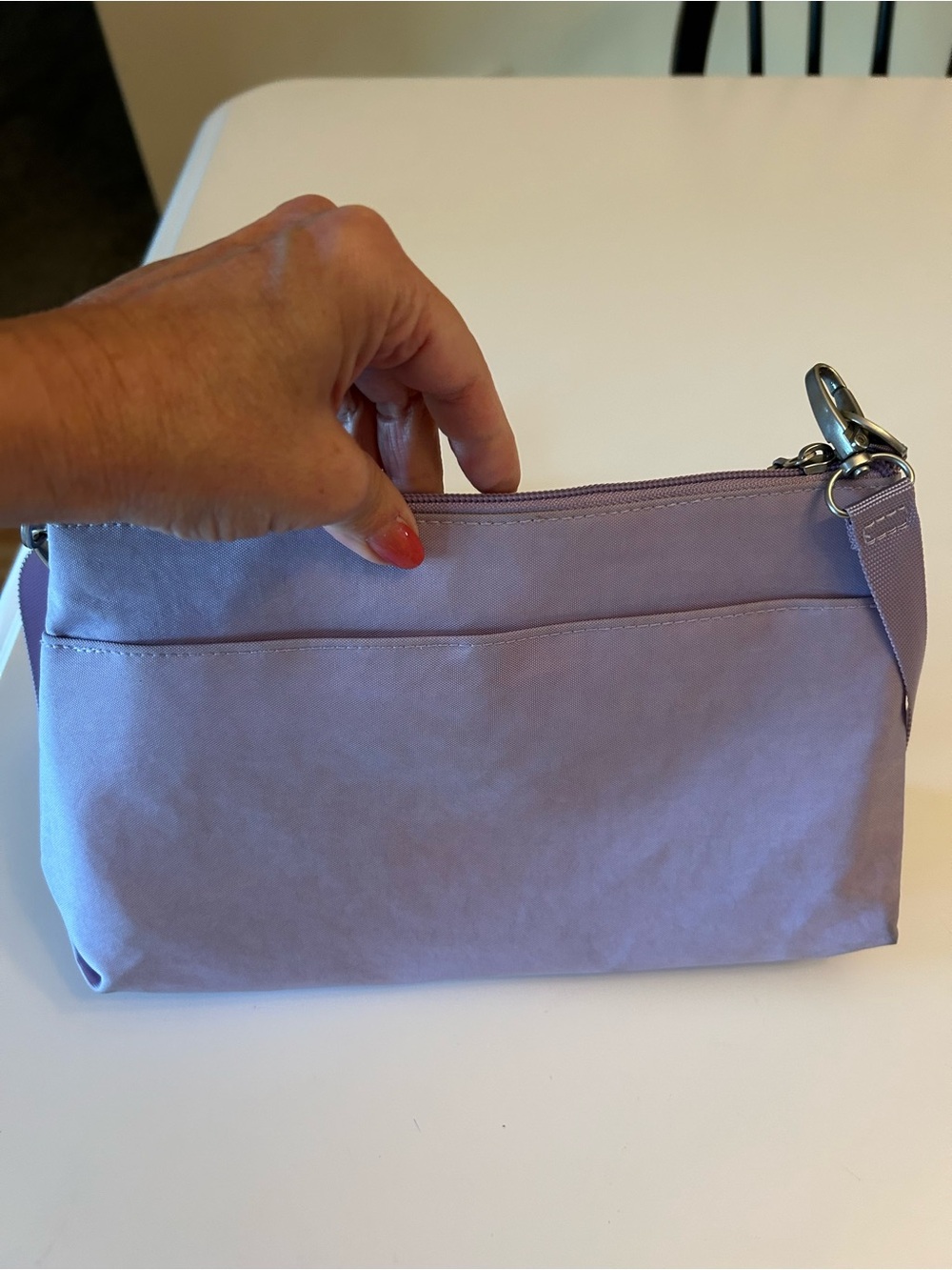 Baggallini Day to Day Lavender Crossbody Bag - Picture 3 of 6